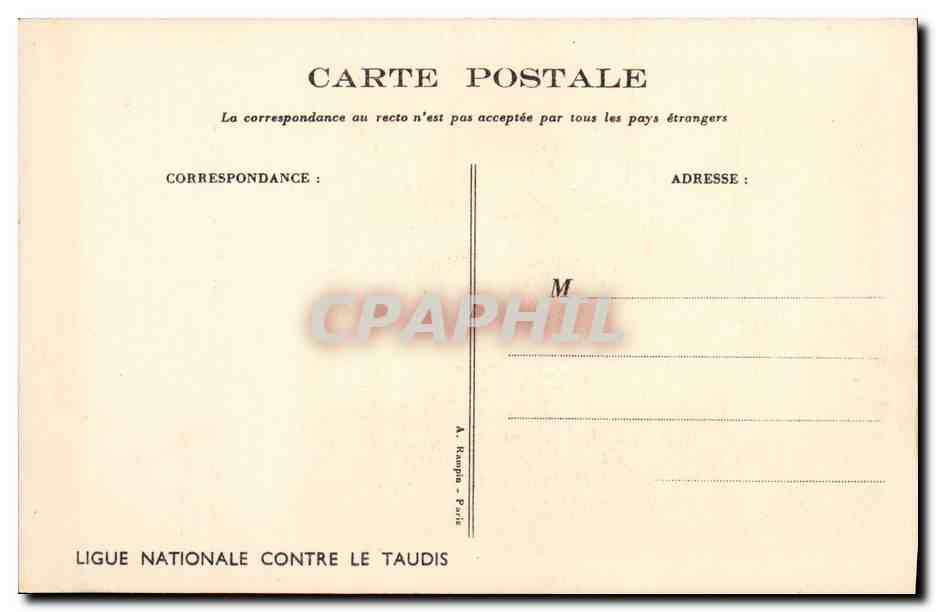 CPA Fantaisie Illustrateur Poulbot  — Verso