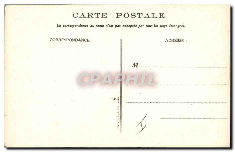 CPA Fantaisie Illustrateur Poulbot Victor Hugo Les Miserables La petite fille toute seule — Rückseite