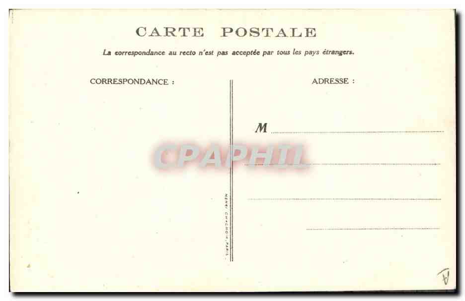 CPA Fantaisie Illustrateur Poulbot Victor Hugo La legende des siecles Petit Paul — Rückseite