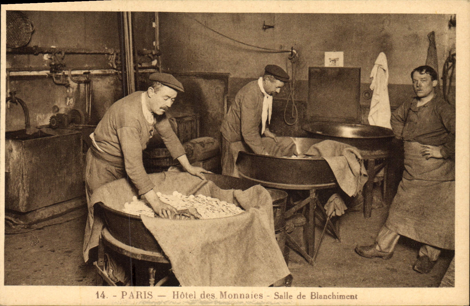 Paris — Hôtel des Monnaies — Salle de Blanchiment — éditeur non identifié, n° de série 14
