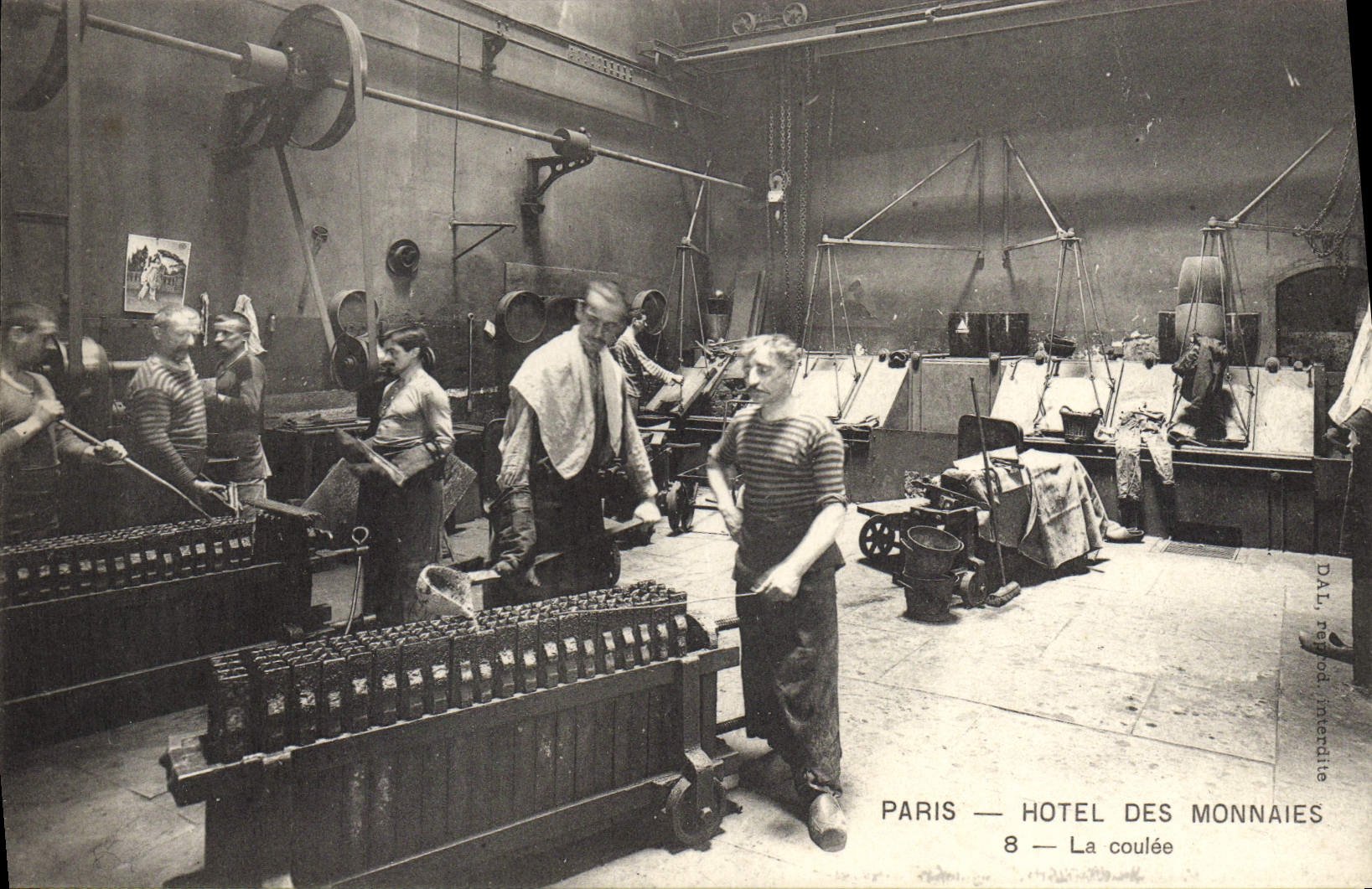 Paris — Hôtel des Monnaies — La coulée