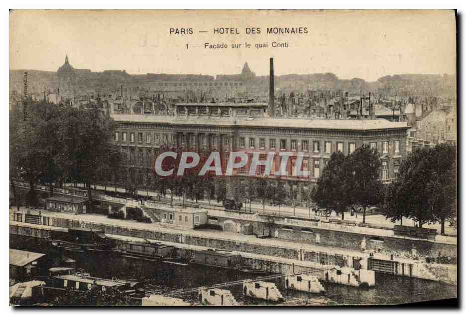 Paris — Hôtel des Monnaies — Fassade am Quai Conti