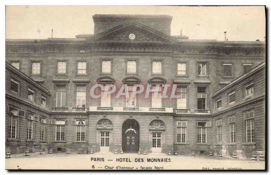 Paris — Hôtel des Monnaies — Cour d'honneur — façade Nord