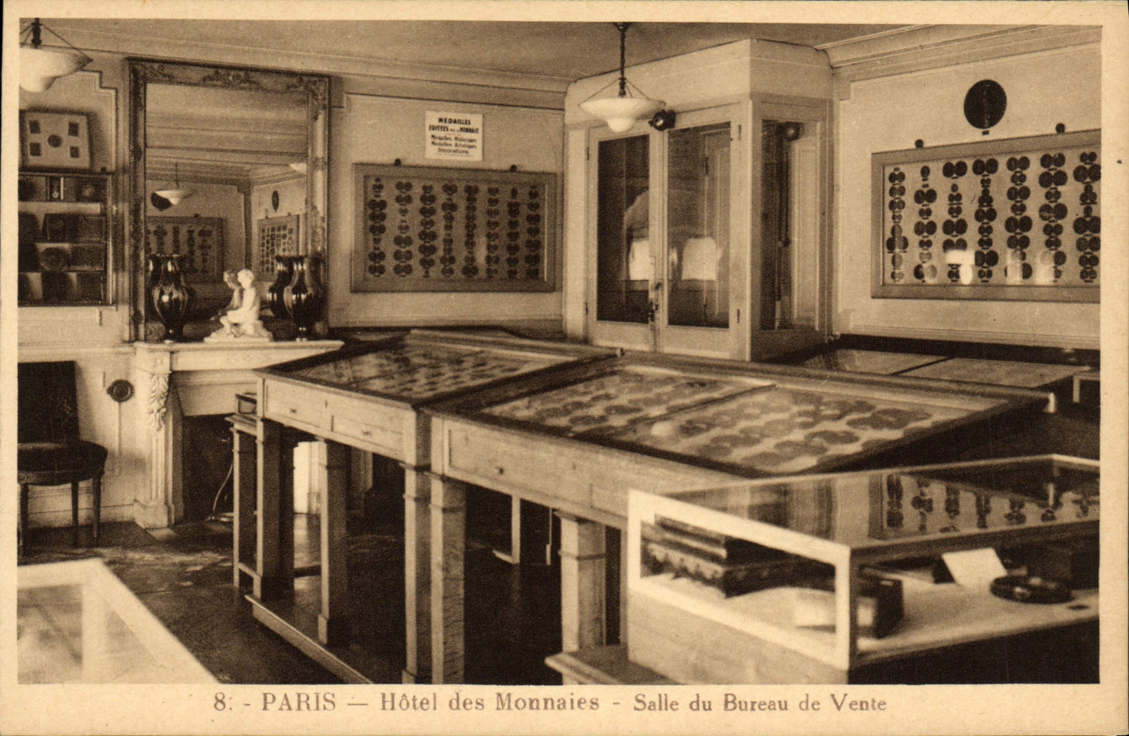 CPA Monnaies Paris Hotel des Monnaies Salle du bureau de vente 