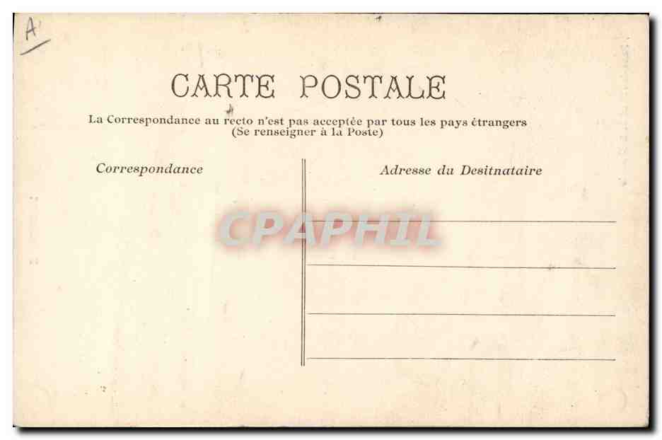 CPA Monnaies Paris Porte de l'Hotel de la Monnaie  — Rückseite