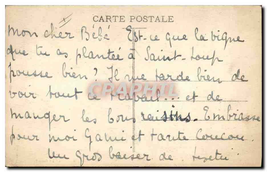 CPA Orientalisme Grand magasin kif kif paris — Rückseite