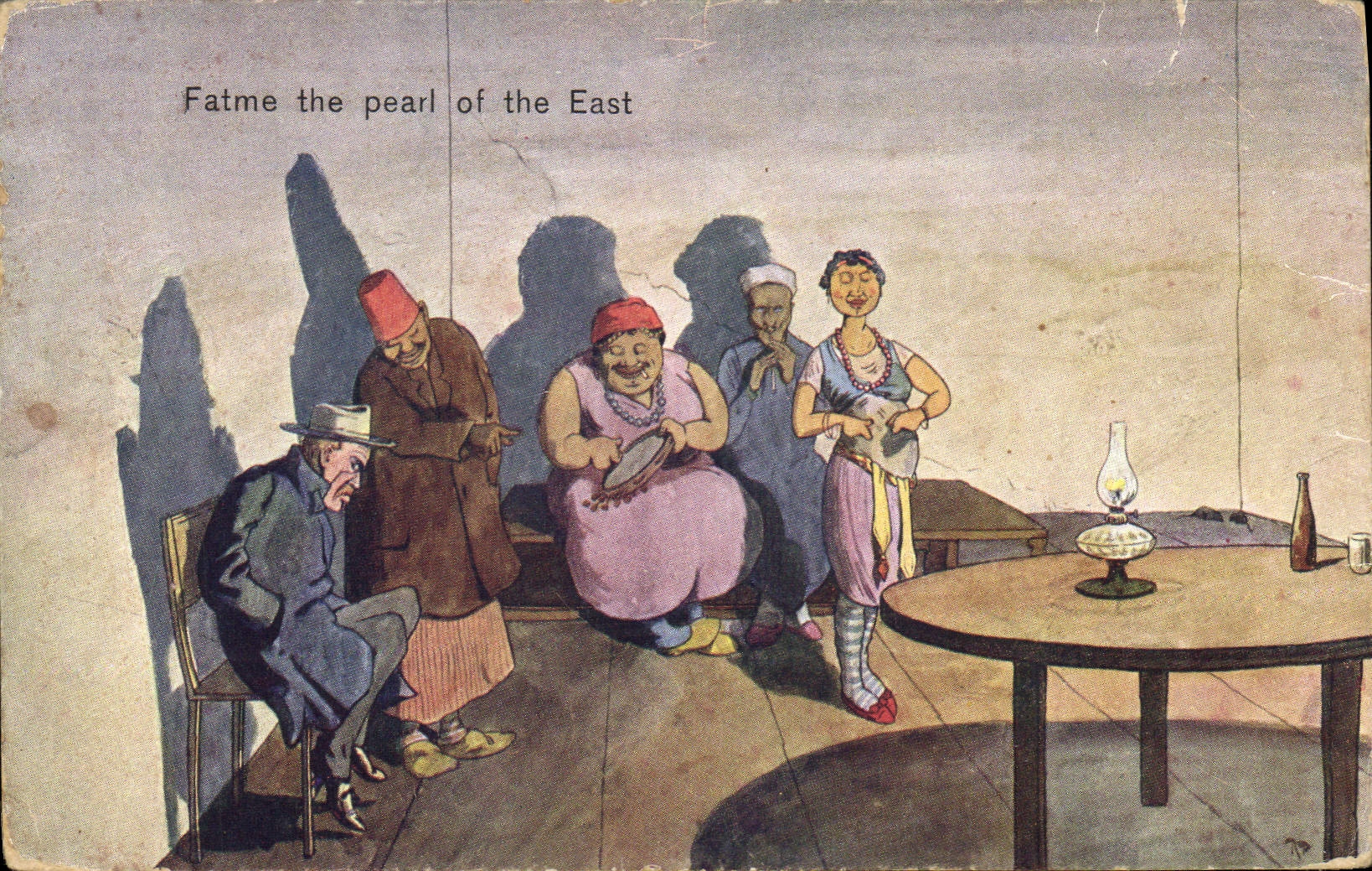 Fatme the pearl of the East — scène de divertissement oriental — B. K. W. I. 951-5