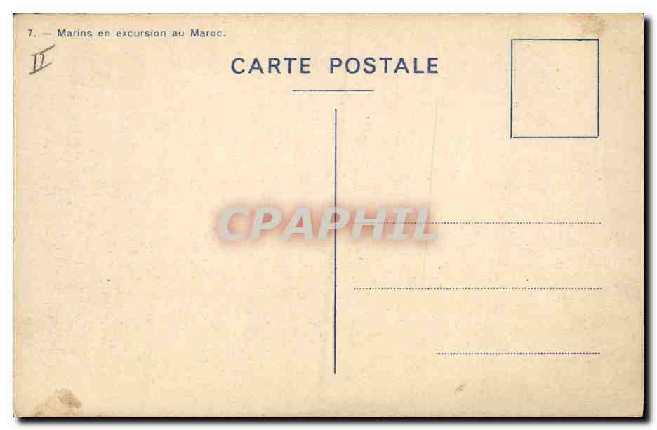 CPA Orientalisme Le visage curieux des villes d'autrefois — Rückseite