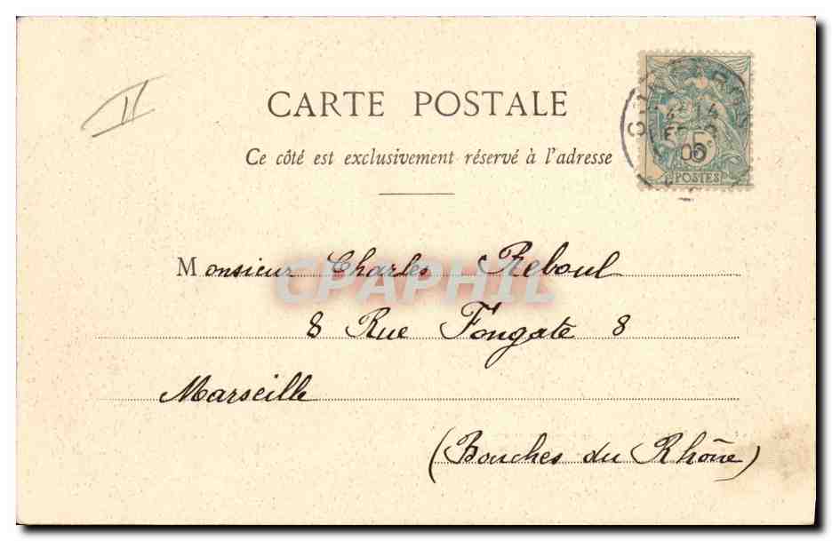CPA Militaria Les grandes manoeuvres du Laurageais en 1902 Ambulances du 16eme Corps rentrant a Villefranche — Rückseite