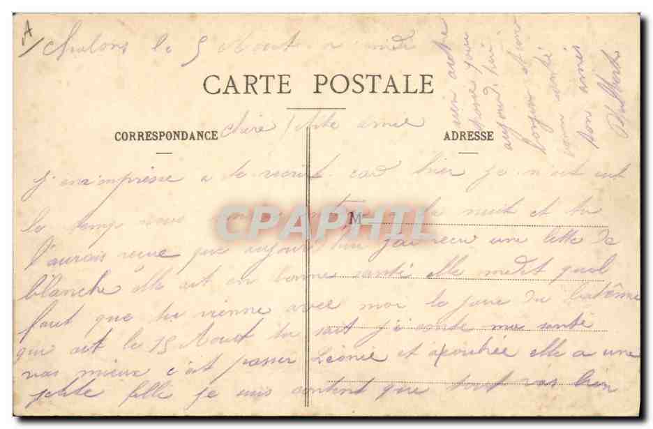 CPA Militaria L'infanterie en manoeuvre La Grand Halte Preparation du Cafe — Rückseite