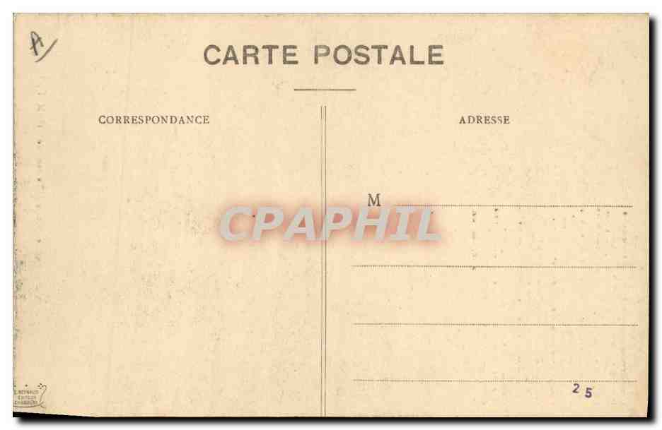 CPA Folklore Costumes de Savoie Environs de Chambery  — Verso