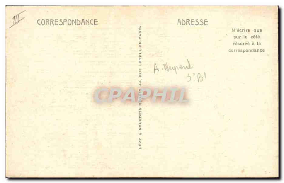 CPA Folklore Savoie Le ramoneur  — Verso