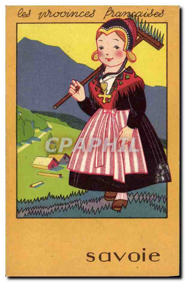 CPA Folklore Savoie 