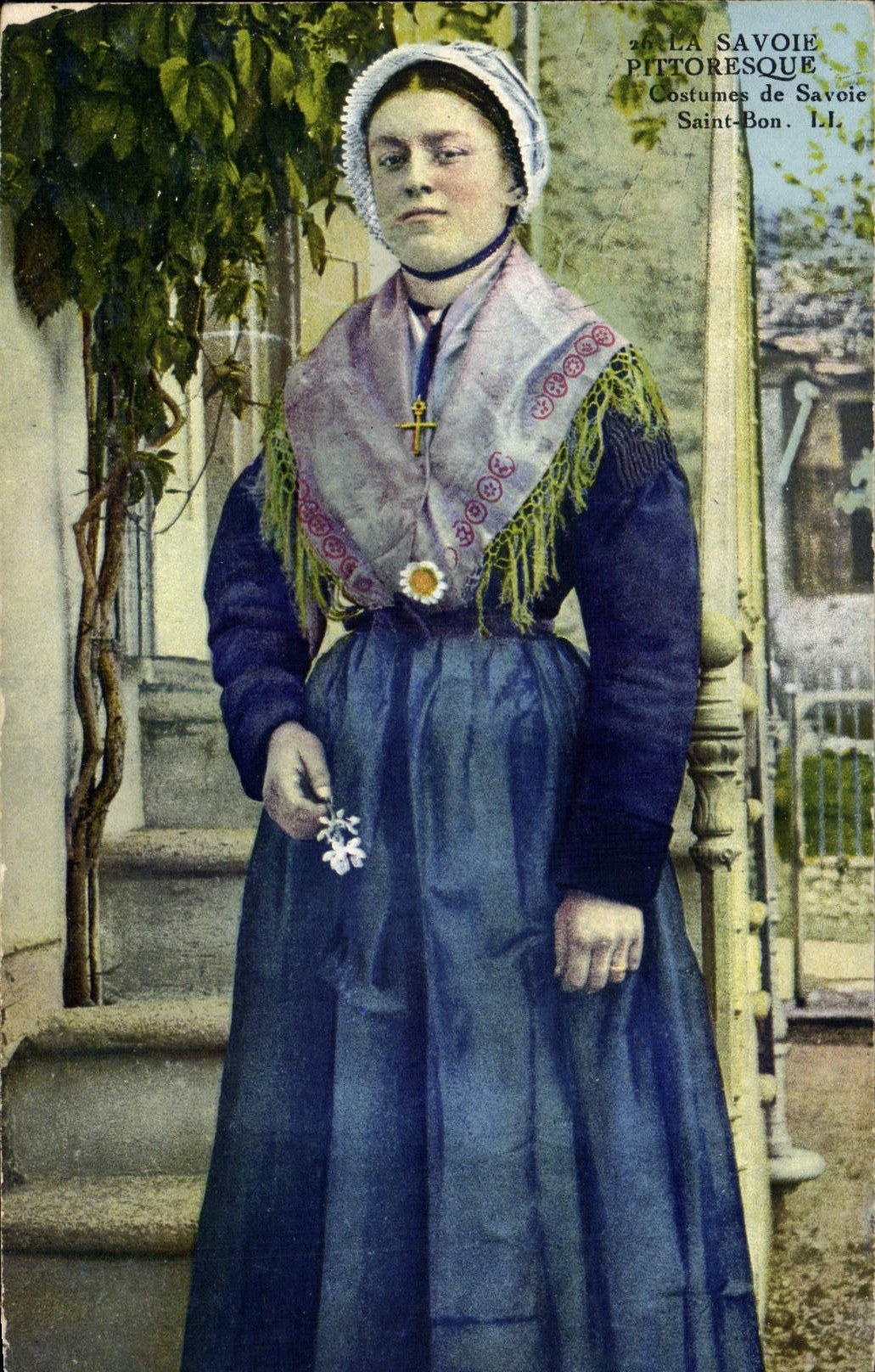CPA Folklore Savoie Costumes de Savoie Saint Bon 
