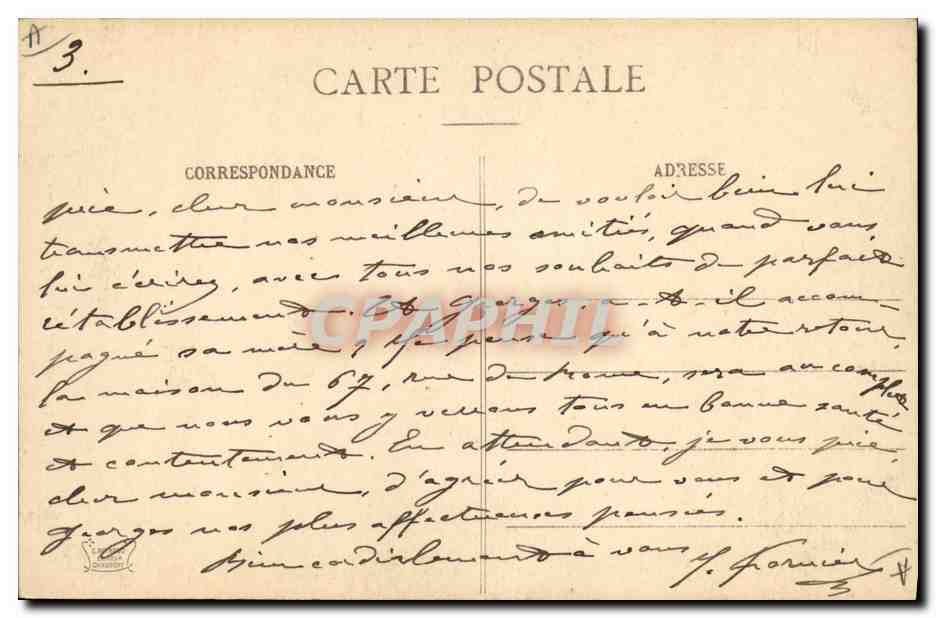 CPA Folklore Costumes de Savoie Maurienne  — Verso