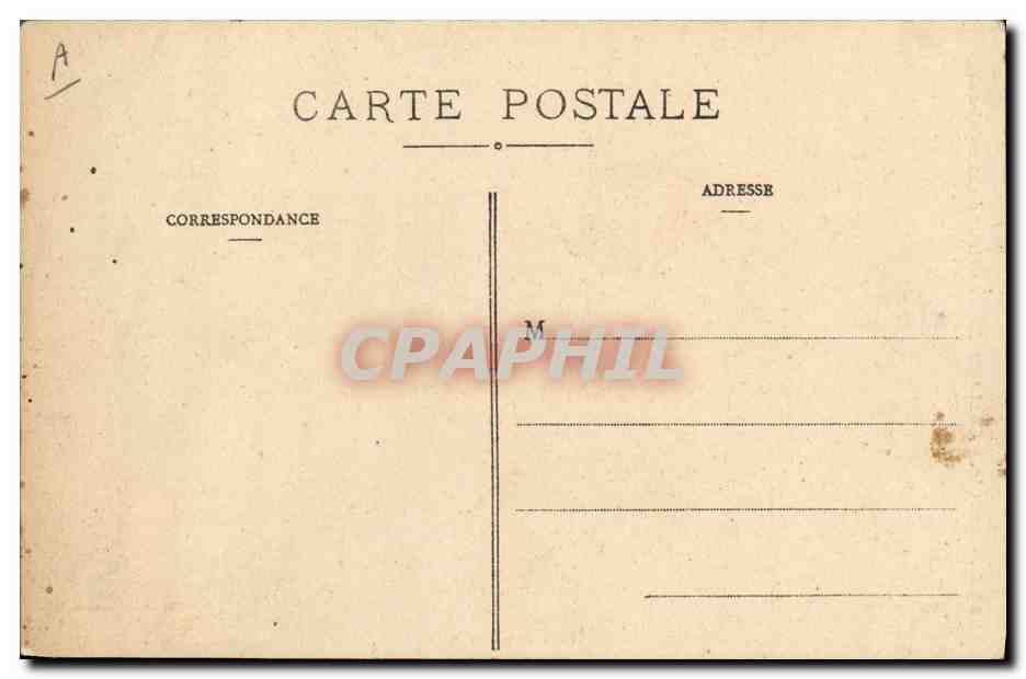 CPA Folklore Savoie Costume de Maurienne Lanslebourg  — Verso