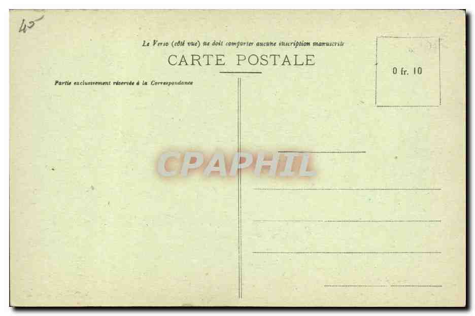 CPA Folklore Savoie Costumes de la Tarentaise  — Verso