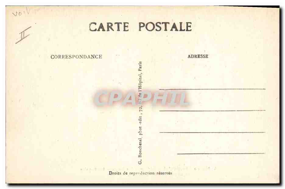 CPA Musee Carnavalet Diligence des Messageries Royales Ligne de Paris a Strasbourg vers 1830 — Rückseite