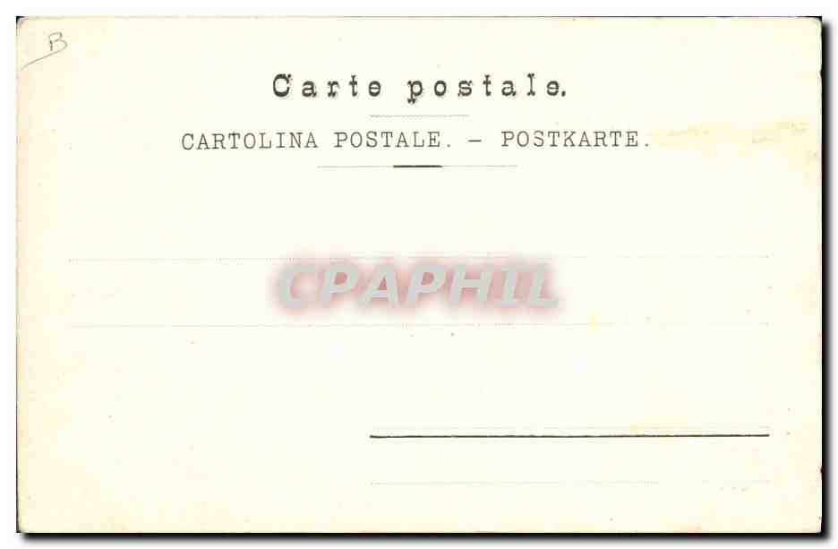 CPA La langue des timbres de Poste Suisse — Rückseite