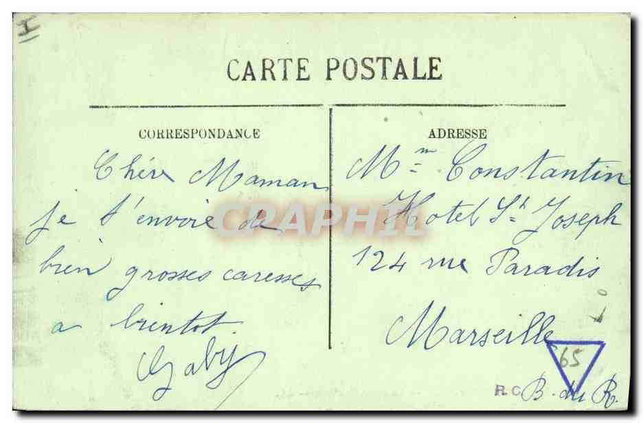 CPA Boulogne sur Mer La nouvelle poste  — Rückseite