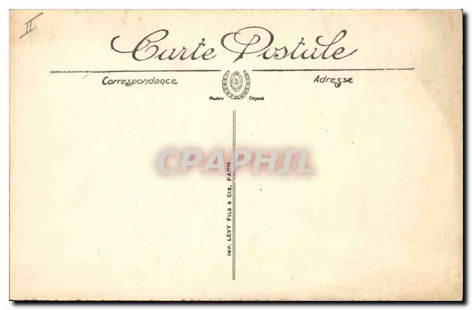 CPA Tschaggeny La malle poste des Ardennes — Rückseite