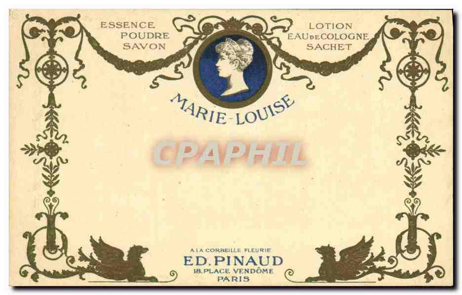 CPA Parfumerie Ed Pinaud Place Vendome Paris Marie Louise Eau de Cologne 
