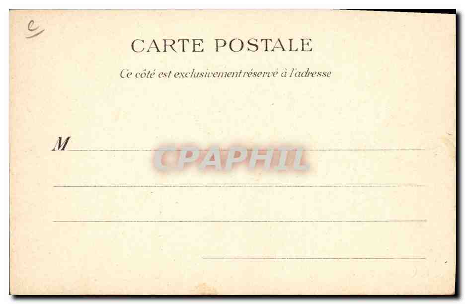 Cueillette des Violettes — scène de cueillette en forêt — éditeur F.R. n°38 — Verso