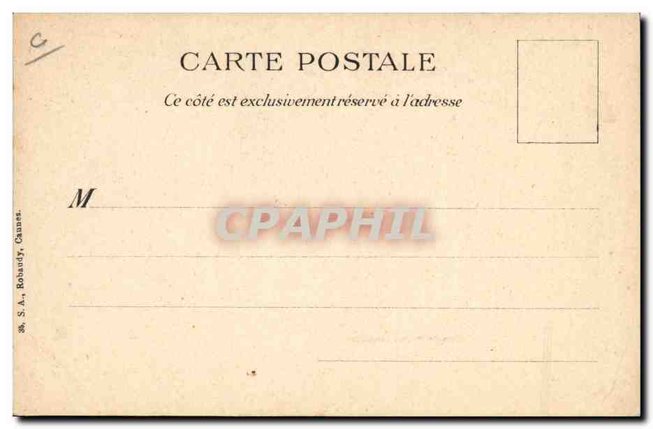 CPA Cueillette des Jasmins Parfum — Rückseite
