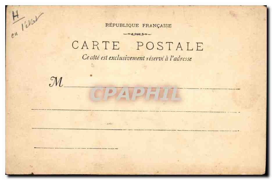 CPA Surrealisme L'ennuque Femmes — Achterkant