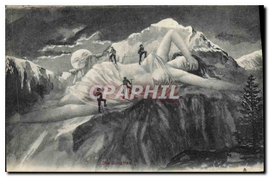 La Dame des Neiges — légende alpine — éditeur inconnu, n° de série non visible