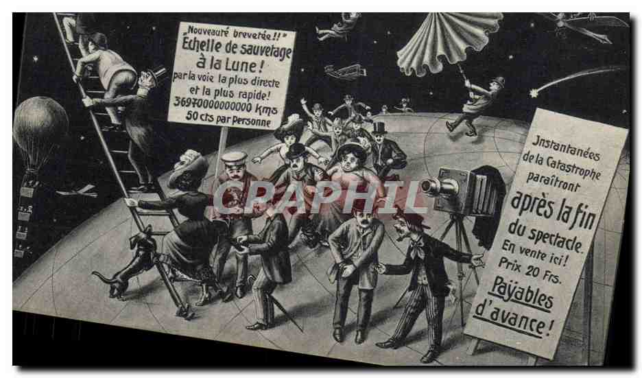 Spectacle de la Fin du Monde — Échelle de sauvetage à la Lune — F. M., Cologne