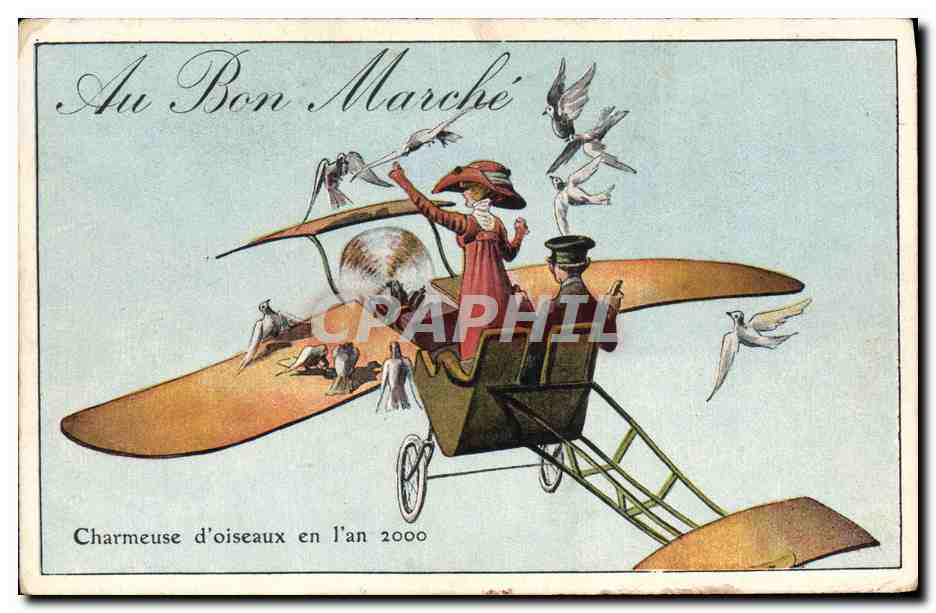 Charmeur d'oiseaux en l'an 2000 — Au Bon Marché