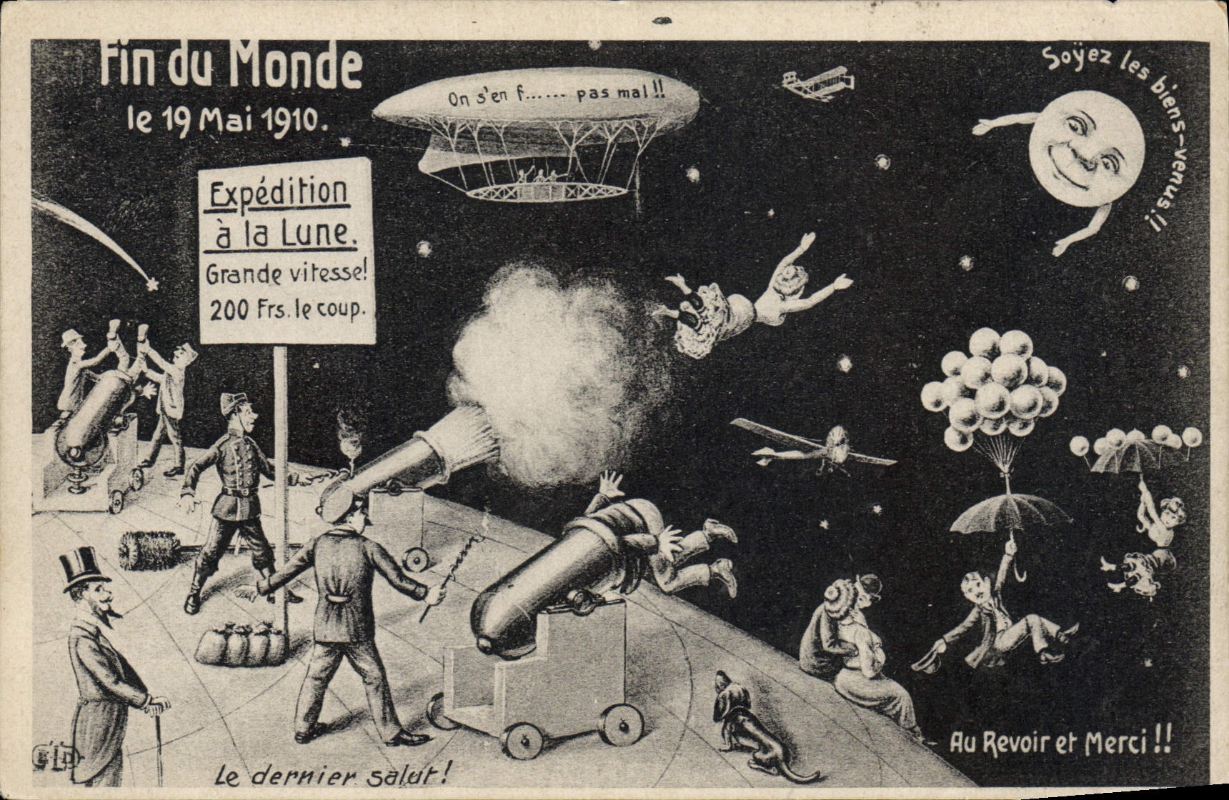 Fin du Monde — 19 Mai 1910 — Expédition à la Lune — Gild