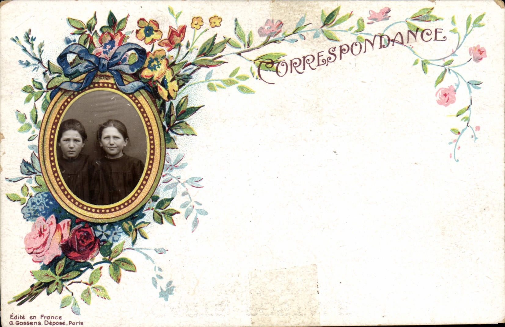 CPA Fantaisie Photographie Enfants