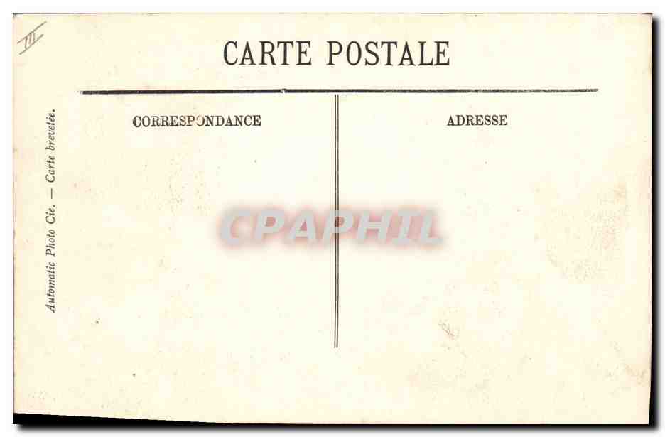CPA Fantaisie Photographie Femme Peinture — Verso