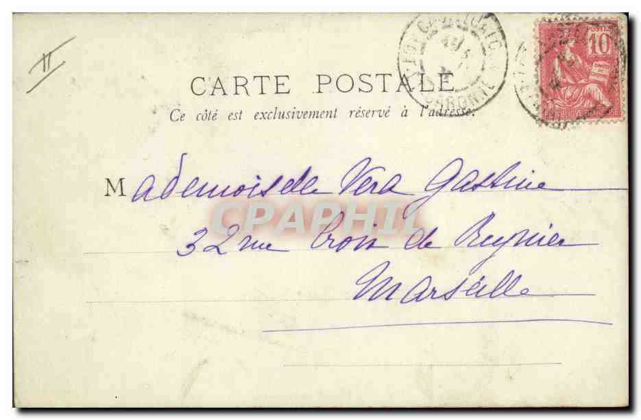 CPA Fantaisie Photographie Femme Coeur Col de la Lauze Le Rateau Alpinisme  — Rückseite