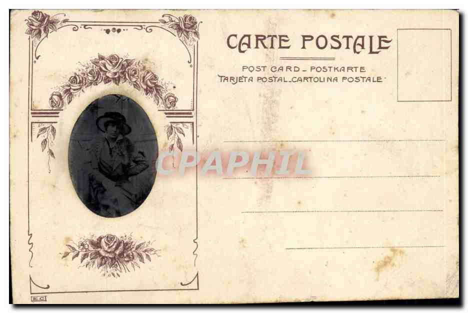CPA Fantaisie Photographie Femme
