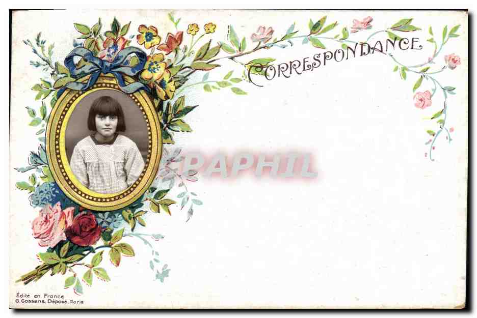 CPA Fantaisie Photographie Enfant 