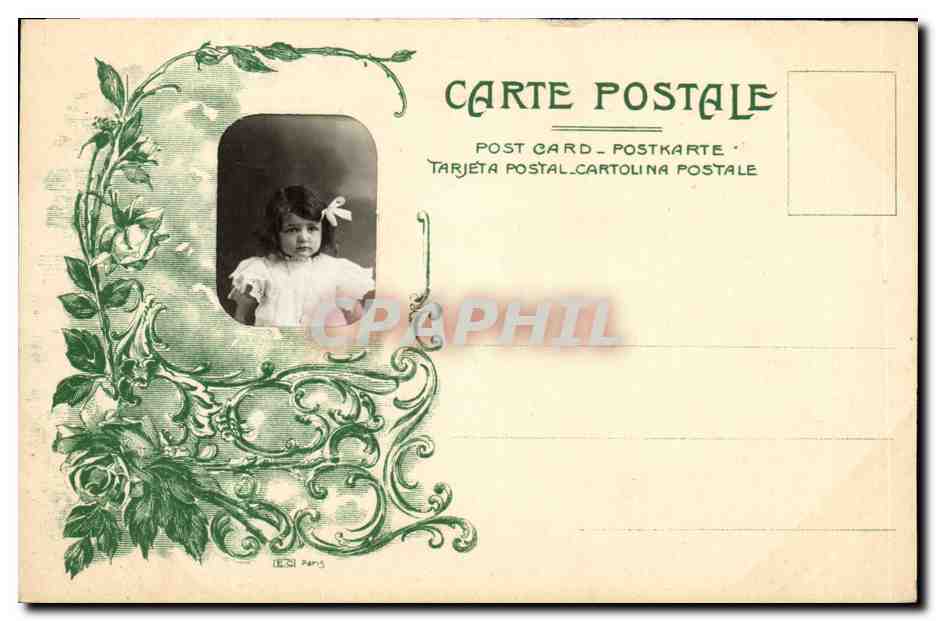 CPA Fantaisie Photographie Enfant Bebe