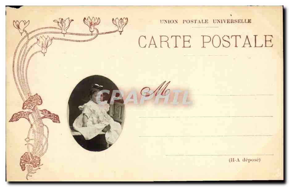 CPA Fantaisie Photographie Enfant Bebe