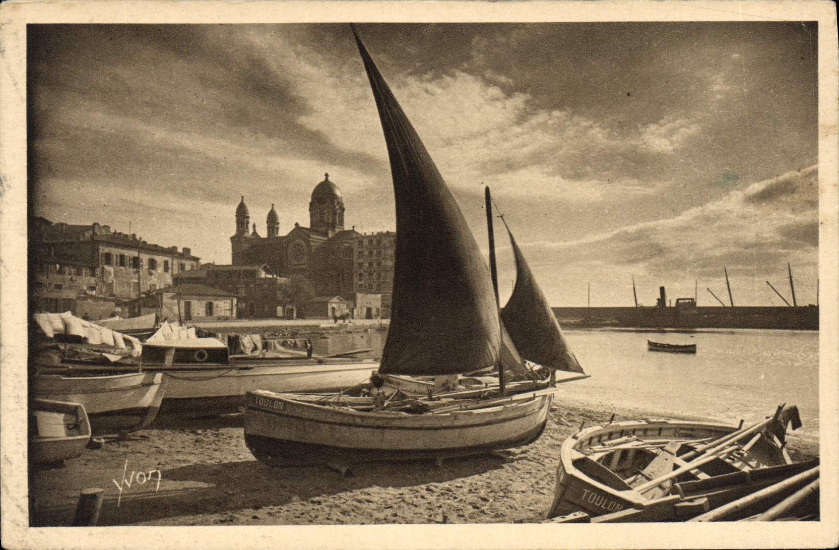 Toulon — Port et Notre-Dame de la Victoire — Édition d'Art Yvon, n°6/78