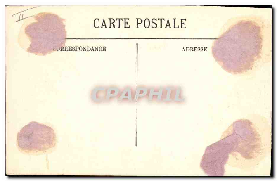 CPA Bateau de peche Cannes Le Port et le Mont Chevalier Vue prise du casino Municipal — Verso