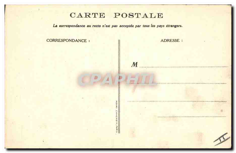CPA Fantaisie Illustrateur Poulbot Victor Hugo La legende des siecles Le crapaud Grenouille  — Rückseite