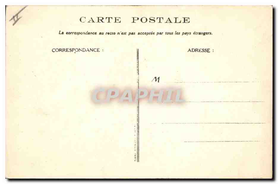 CPA Fantaisie Illustrateur Poulbot Victor Hugo Les Miserables Cygne — Rückseite