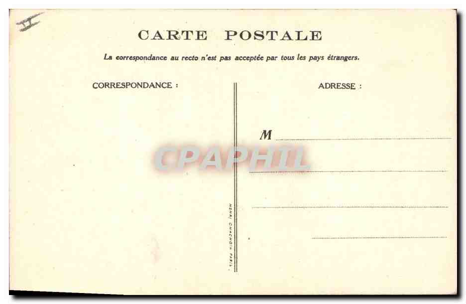 CPA Fantaisie Illustrateur Poulbot Victor Hugo La legende des siecles Le crapaud Grenouille  — Verso