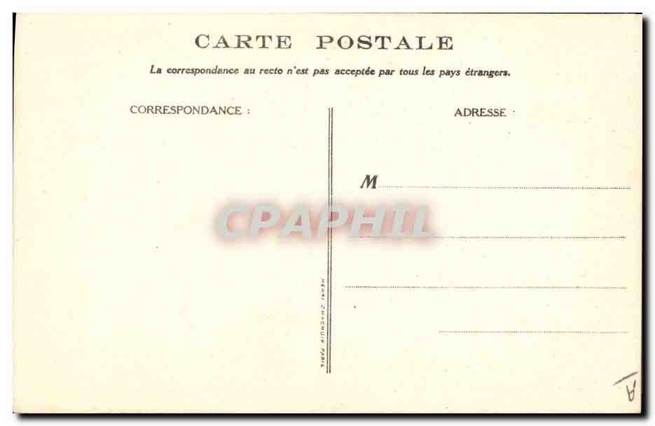 CPA Fantaisie Illustrateur Poulbot Victor Hugo La legende des siecles Le crapaud  — Rückseite