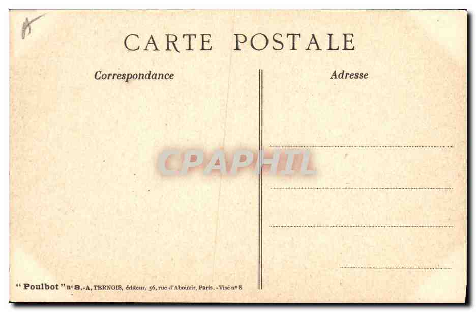 CPA Fantaisie Illustrateur Poulbot Soldat Militaria  — Rückseite