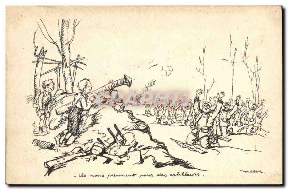 CPA Fantaisie Illustrateur Poulbot Enfants 