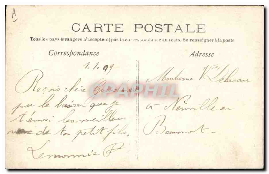 CPA Monnaies Bonne Annee Monnaie  — Rückseite