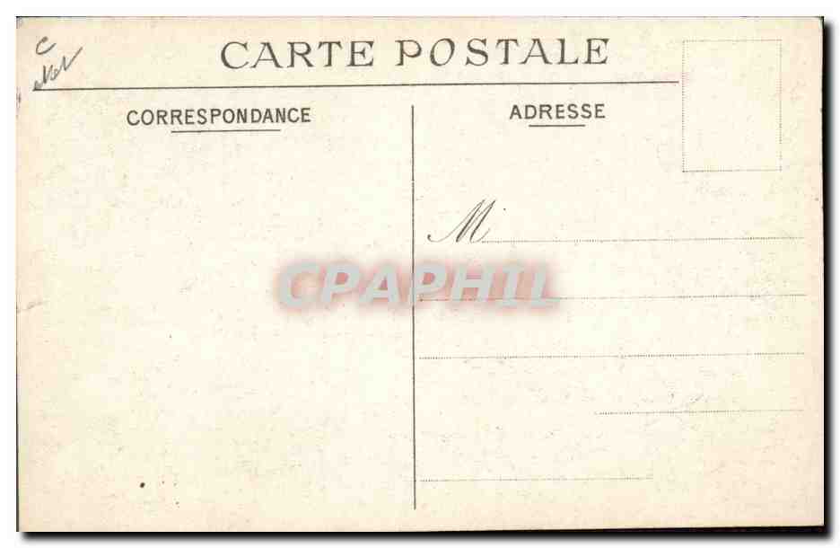 CPA Paris Hotel des Monnaies Presse monetaire — Verso
